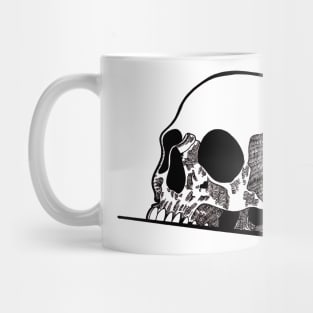 Half Skull Mug